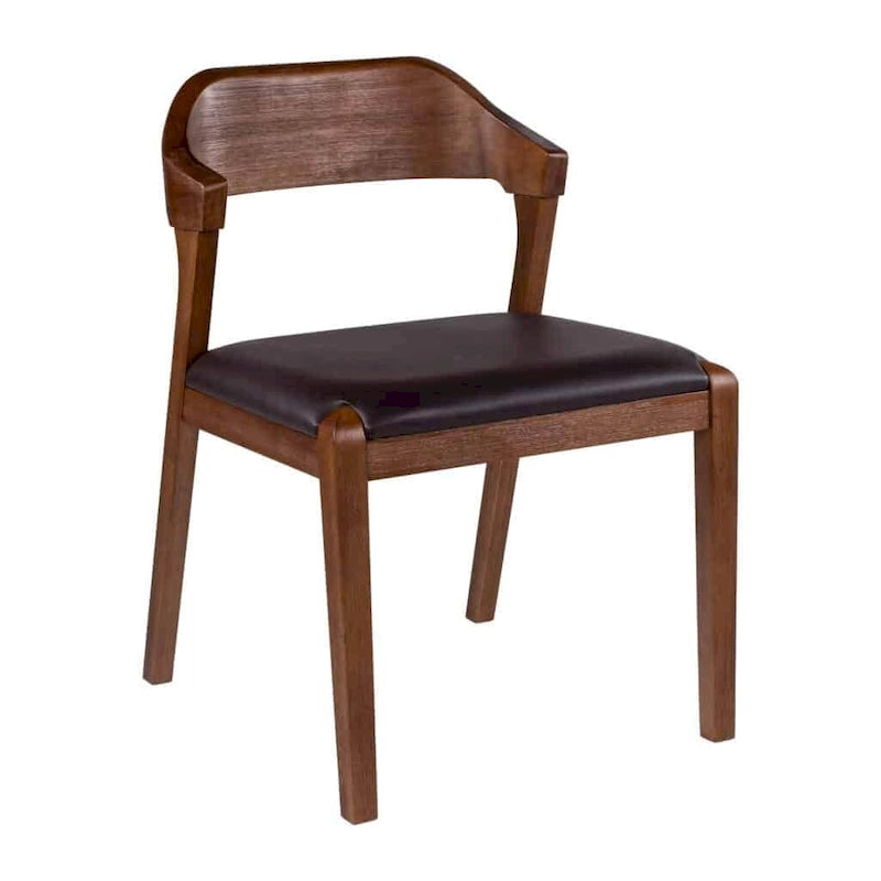 Sedia da pranzo in legno stile Mid-Century