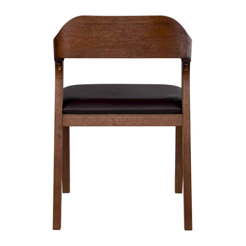 Sedia da pranzo in legno stile Mid-Century