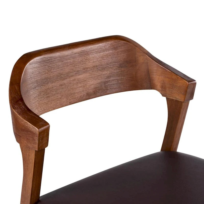 Sedia da pranzo in legno stile Mid-Century