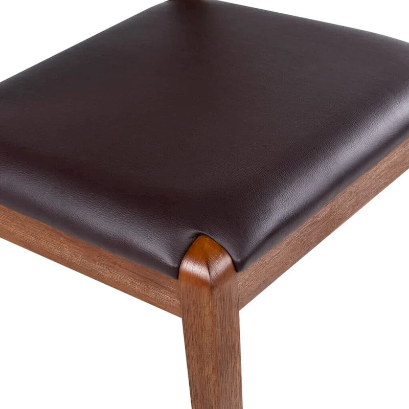 Sedia da pranzo in legno stile Mid-Century