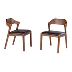 Sedia da pranzo in legno stile Mid-Century