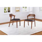 Sedia da pranzo in legno stile Mid-Century