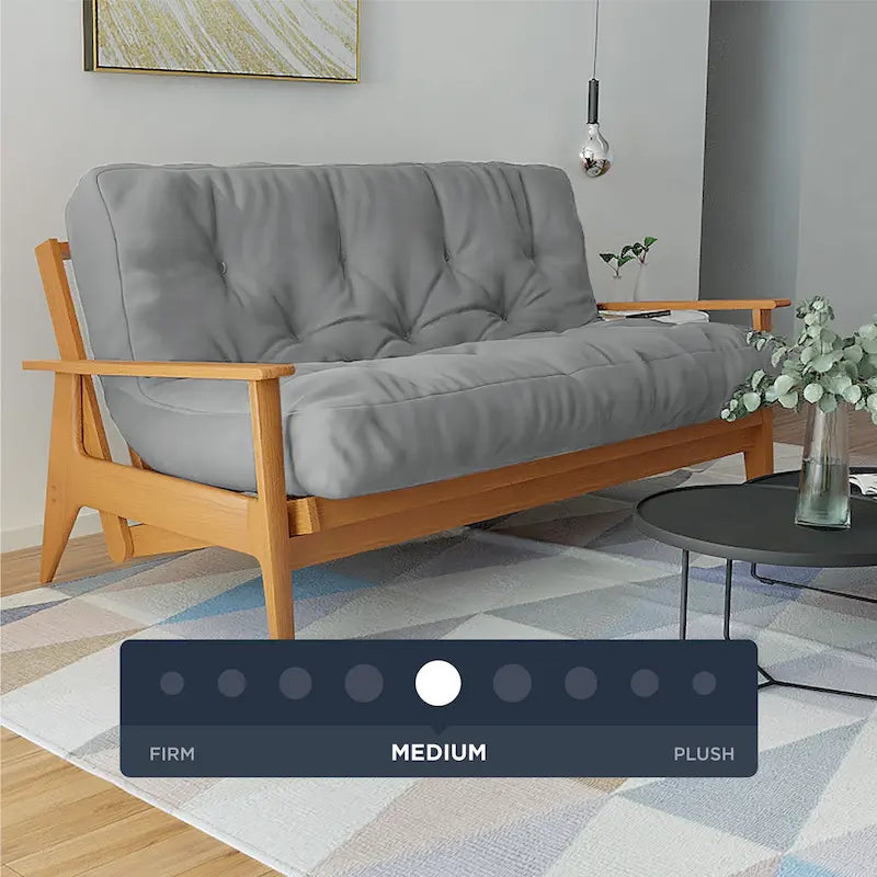 Materasso futon matrimoniale in memory foam da 8 pollici