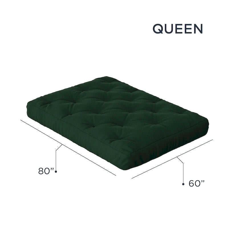 Materasso futon matrimoniale in memory foam da 8 pollici