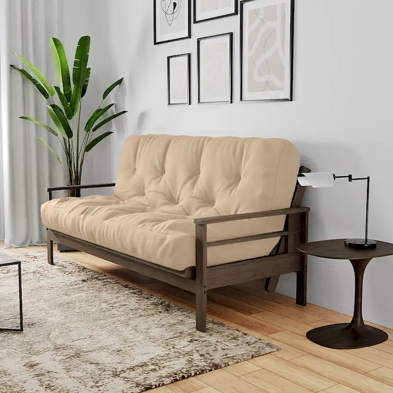 Materasso futon matrimoniale in memory foam da 8 pollici