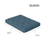 Materasso futon matrimoniale in memory foam da 8 pollici