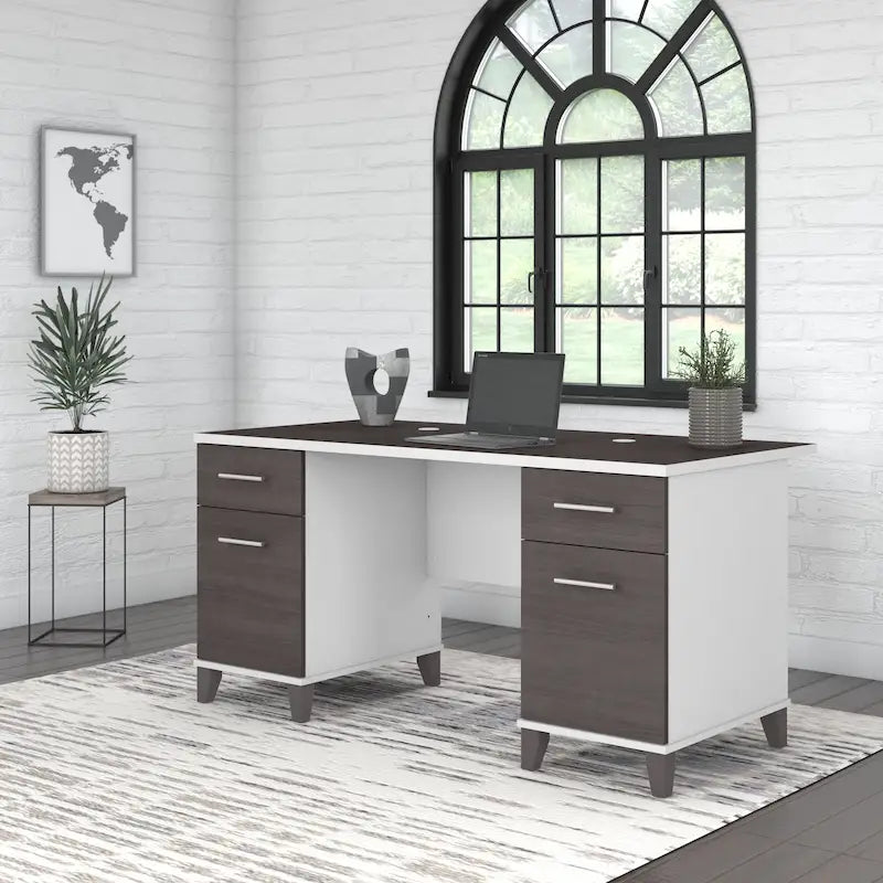 Scrivania da ufficio 60W con cassetti