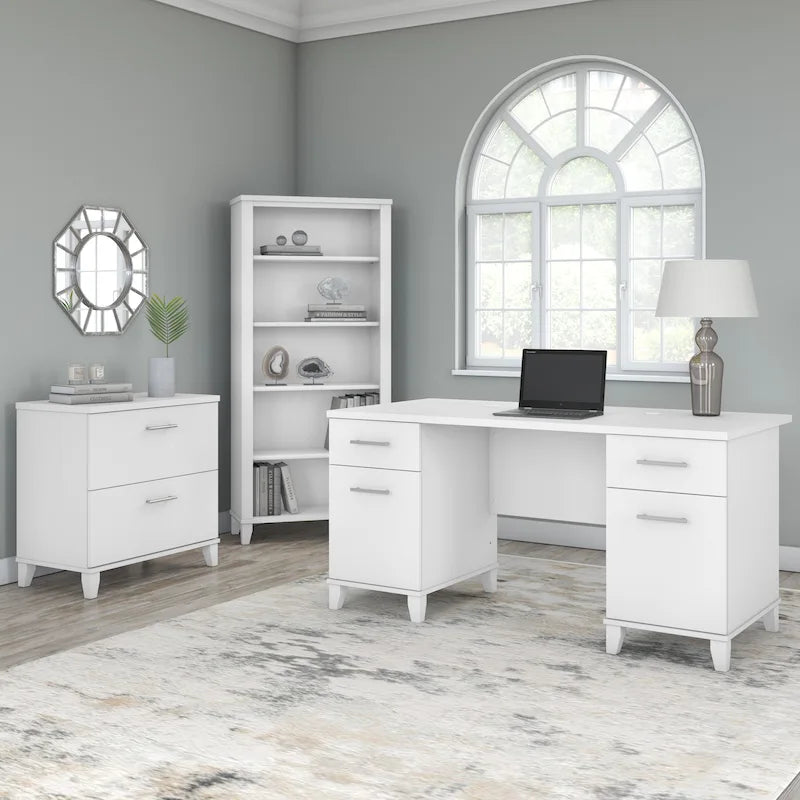 Scrivania da ufficio 60W con cassetti