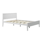 Letto matrimoniale con testiera a pannelli