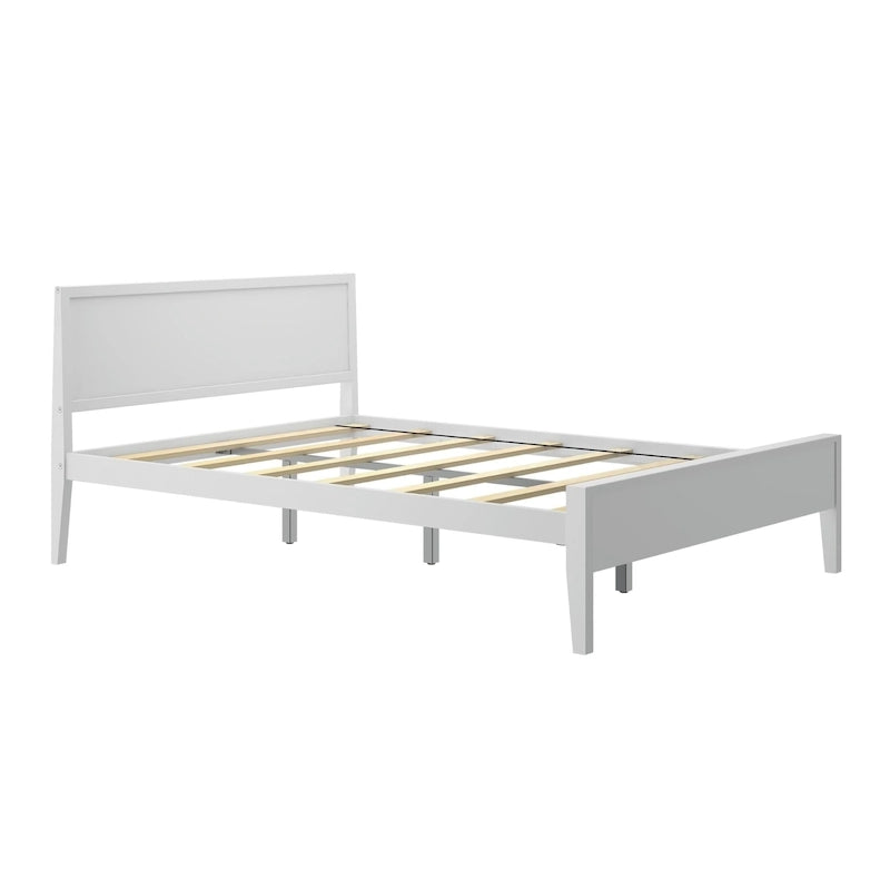 Letto matrimoniale con testiera a pannelli