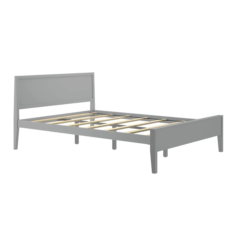 Letto matrimoniale con testiera a pannelli