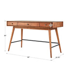 Scrivania in legno a 3 cassetti