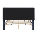 Letto contenitore Rosdale grigio imbottito con porte USB