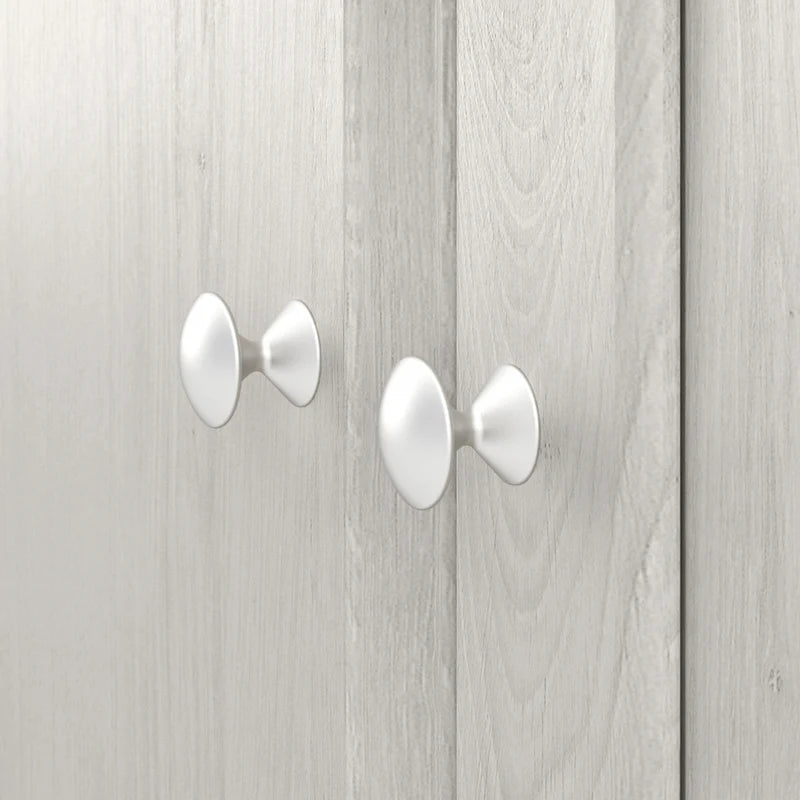 Armadio alto in rovere espresso con ante - 31.38L x 16.30W x 61.14H