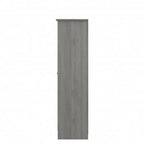 Armadio alto in rovere espresso con ante - 31.38L x 16.30W x 61.14H