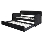 Daybed imbottito singolo con rotelle estraibili