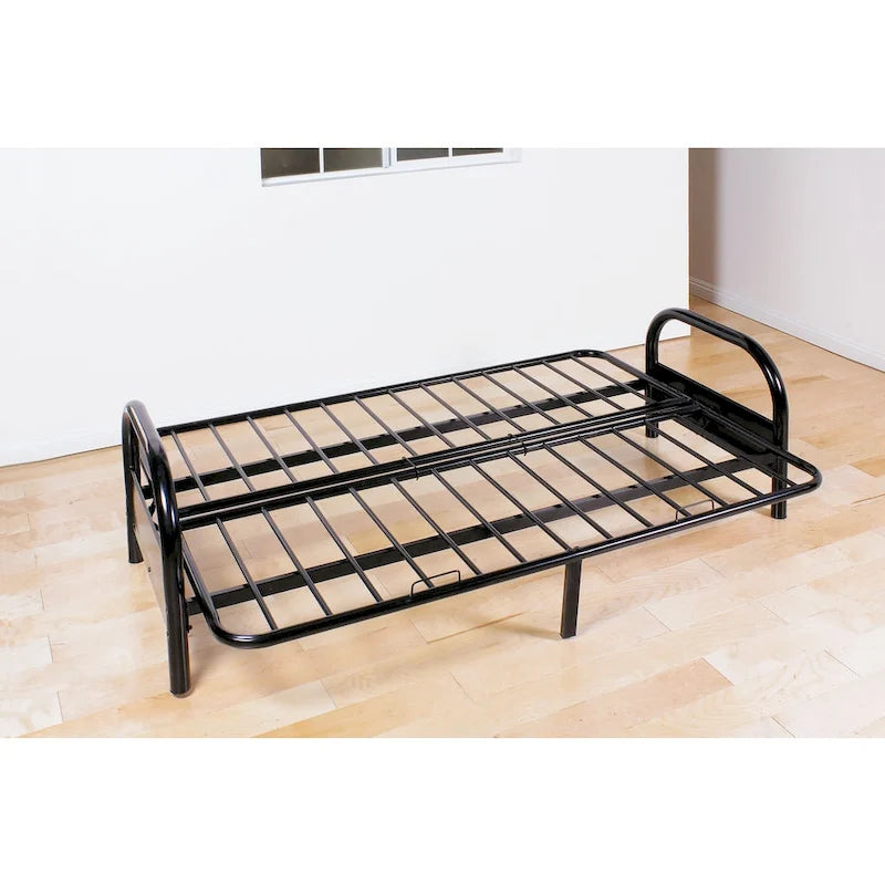 Telaio regolabile per futon, metallo nero