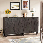 Credenza grande, mobile buffet vintage per cucina e sala da pranzo