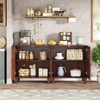 Credenza grande, mobile buffet vintage per cucina e sala da pranzo