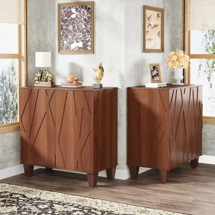 Credenza grande, mobile buffet vintage per cucina e sala da pranzo