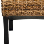 Sedia da pranzo in vimini naturale (set di 2) - 19 L x 22 P x 41 A - 19Lx22Px41A
