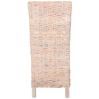 Sedia da pranzo in vimini naturale (set di 2) - 19 L x 22 P x 41 A - 19Lx22Px41A