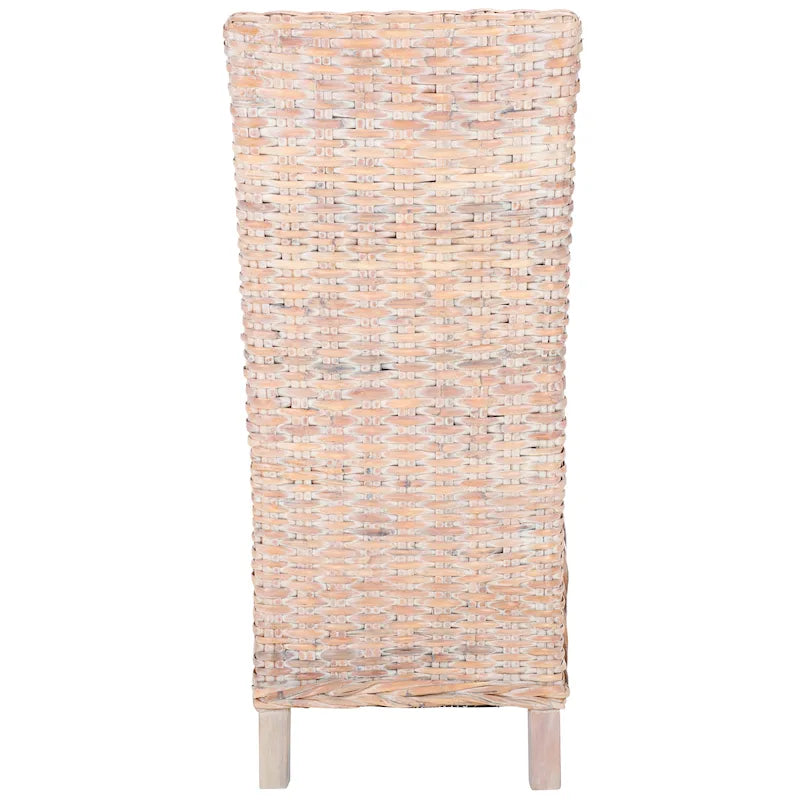 Sedia da pranzo in vimini naturale (set di 2) - 19 L x 22 P x 41 A - 19Lx22Px41A