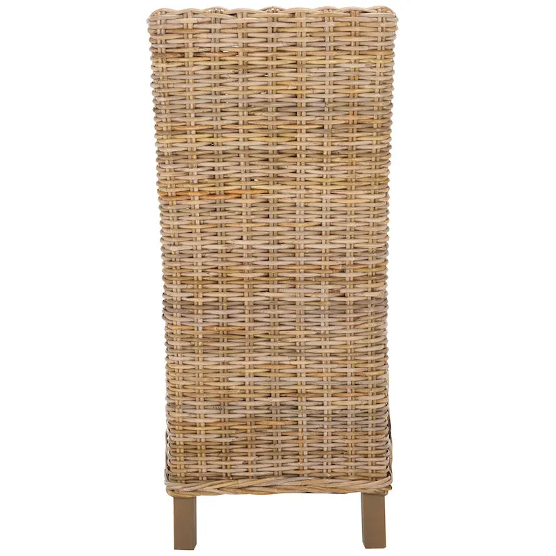Sedia da pranzo in vimini naturale (set di 2) - 19 L x 22 P x 41 A - 19Lx22Px41A