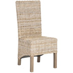 Sedia da pranzo in vimini naturale (set di 2) - 19 L x 22 P x 41 A - 19Lx22Px41A