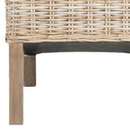 Sedia da pranzo in vimini naturale (set di 2) - 19 L x 22 P x 41 A - 19Lx22Px41A