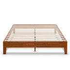 Struttura letto a piattaforma Grand in legno massello da 12 pollici