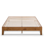 Struttura letto a piattaforma Grand in legno massello da 12 pollici