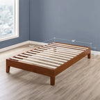 Struttura letto a piattaforma Grand in legno massello da 12 pollici