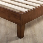 Struttura letto a piattaforma Grand in legno massello da 12 pollici