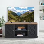 Mobile porta TV effetto legno grezzo per TV fino a 60", larghezza 54"