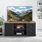 Mobile porta TV effetto legno grezzo per TV fino a 60", larghezza 54"