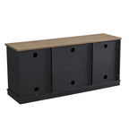 Mobile porta TV effetto legno grezzo per TV fino a 60", larghezza 54"