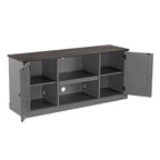 Mobile porta TV effetto legno grezzo per TV fino a 60", larghezza 54"