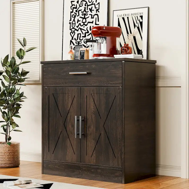 Credenza a Buffet, Mobile Contenitore da Cucina