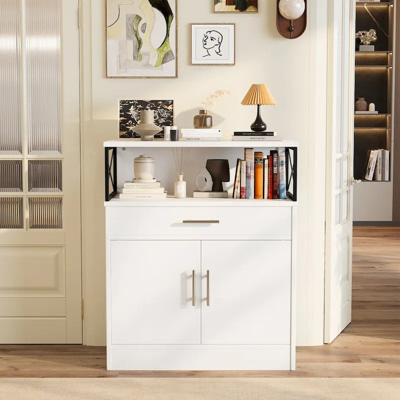 Credenza a Buffet, Mobile Contenitore da Cucina