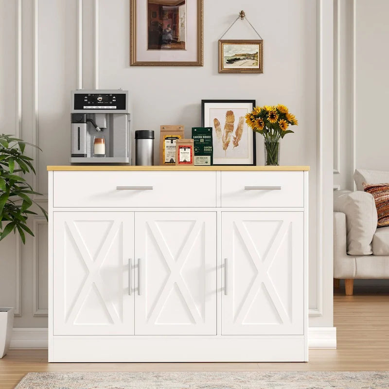 Credenza a Buffet, Mobile Contenitore da Cucina