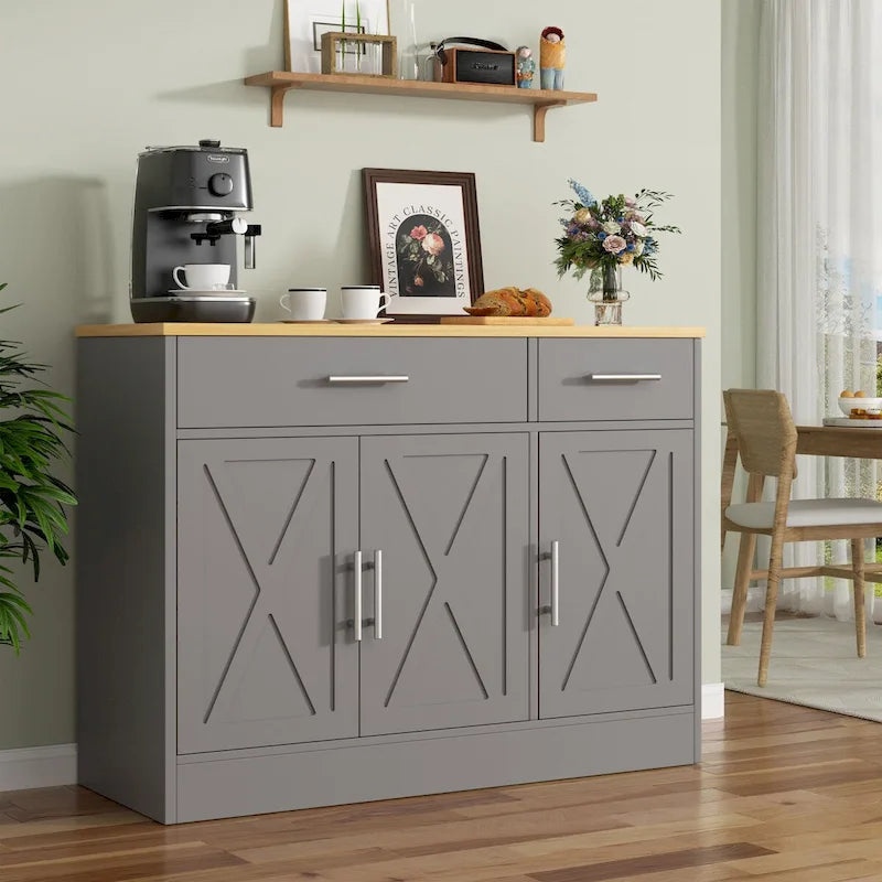 Credenza a Buffet, Mobile Contenitore da Cucina
