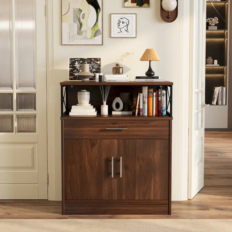 Credenza a Buffet, Mobile Contenitore da Cucina