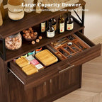 Credenza a Buffet, Mobile Contenitore da Cucina