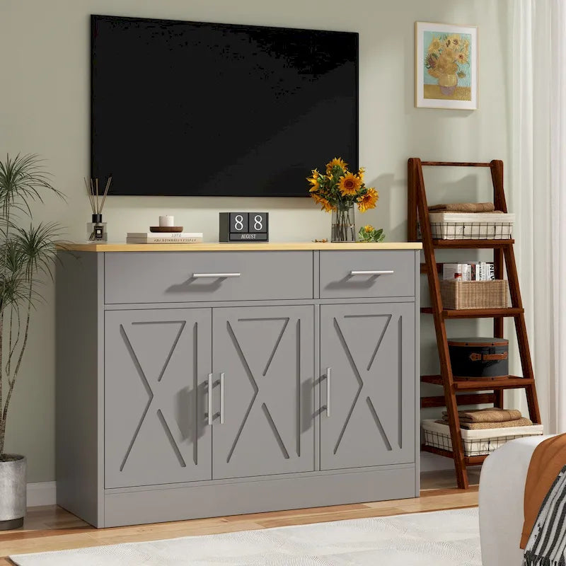 Credenza a Buffet, Mobile Contenitore da Cucina
