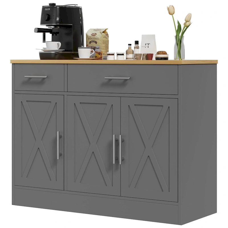 Credenza a Buffet, Mobile Contenitore da Cucina