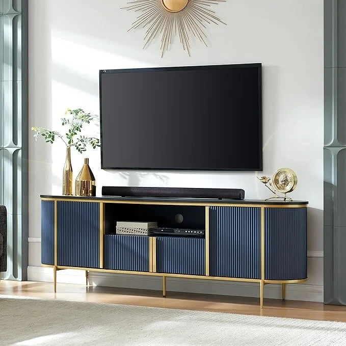 Mobile TV di Lusso Moderno, Centro Intrattenimento, con Top Effetto Marmo